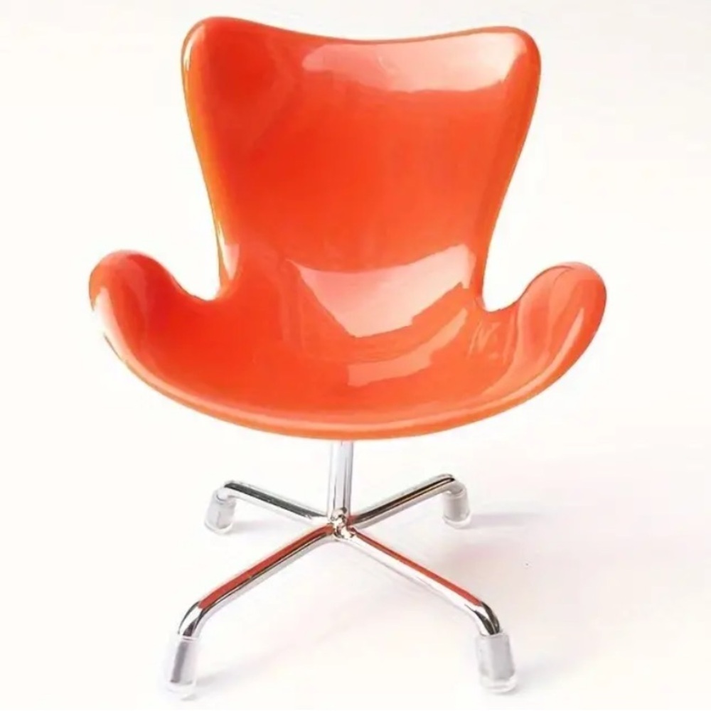 Orange Modern Doll Chair